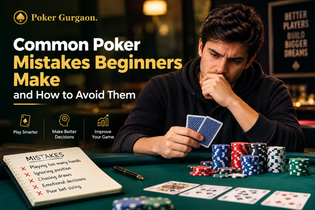 Common Poker Mistakes Beginners Make and How to Avoid Them
