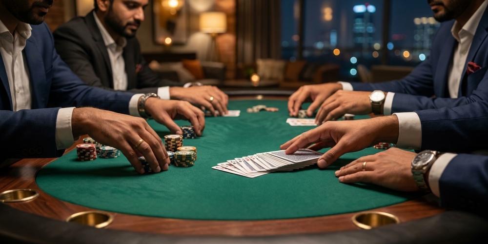 a_professional_close_up_shot_focusing_on_a_poker_table_in_a_luxury_private